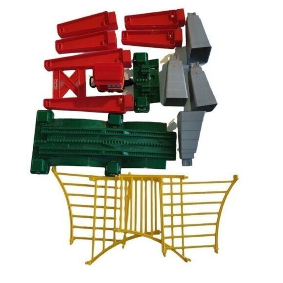 Fisher Price GeoTRAX C5216 Red & Yellow Sky High Suspension Bridge + Manual - Picture 7 of 9